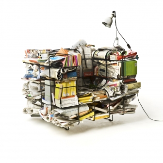 Comfy Cargo Chair by Stephan Schulz - books